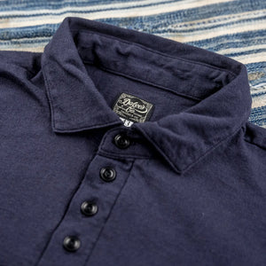 Dalees 8oz 1930s Loopwheeled Poloshirt Navy
