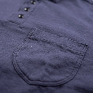Dalees 8oz 1930s Loopwheeled Poloshirt Navy