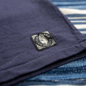 Dalees 8oz 1930s Loopwheeled Poloshirt Navy