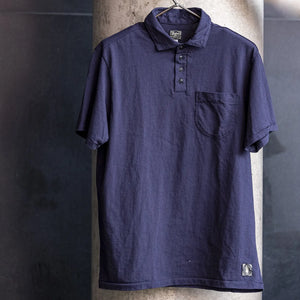 Dalees 8oz 1930s Loopwheeled Poloshirt Navy