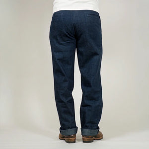 Deluxeware 946A 11oz Painter Denim MilSpec Trousers Indigo worn backside