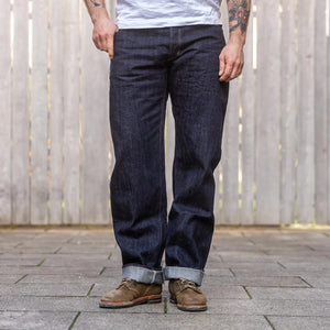 Deluxeware DX5015SF 15oz Rogue Denim Selvedge Jeans Regular Straight worn front