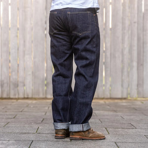 Deluxeware DX5015SF 15oz Rogue Denim Selvedge Jeans Regular Straight worn backside