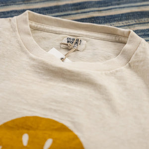 Dubble Works 5.5oz Smile Loopwheeled T-Shirt - Cream