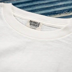 Dubble Works 5.4oz Recycled Cotton Loopwheeled 2-Pack T-Shirt – Off White