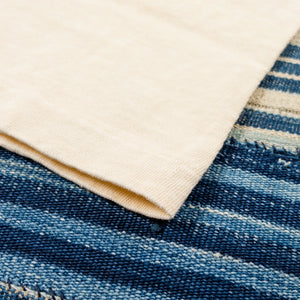 Dubble Works USA 70 Loopwheeled TShirt Cream close up hem