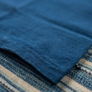 Dubble Works 7.7oz ‘Ochi-Wata’ Loopwheeled T-Shirt – Indigo Dyed
