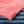 Dubble Works 9oz Heavy Weight Loopwheeled Raglan TShirt Pigment Dyed Pink detail hem