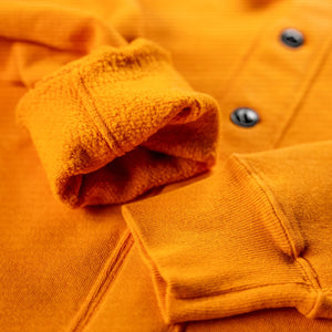 Dubble Works ‘Tsuri-Ami’ Loopwheeled Sweat Cardigan – Fade Orange