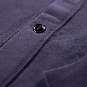 Dubble Works ‘Tsuri-Ami’ Loopwheeled Sweat Cardigan – Navy