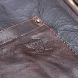 Eastman Leather E.LM.C. Biker Flight Shearling Vest – Vintage Brown