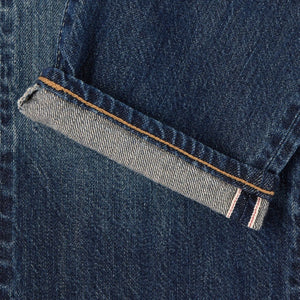 Edwin 14oz Kurabo Red Selvedge Jeans Blue Dark Used Regular Tapered detail selvedge
