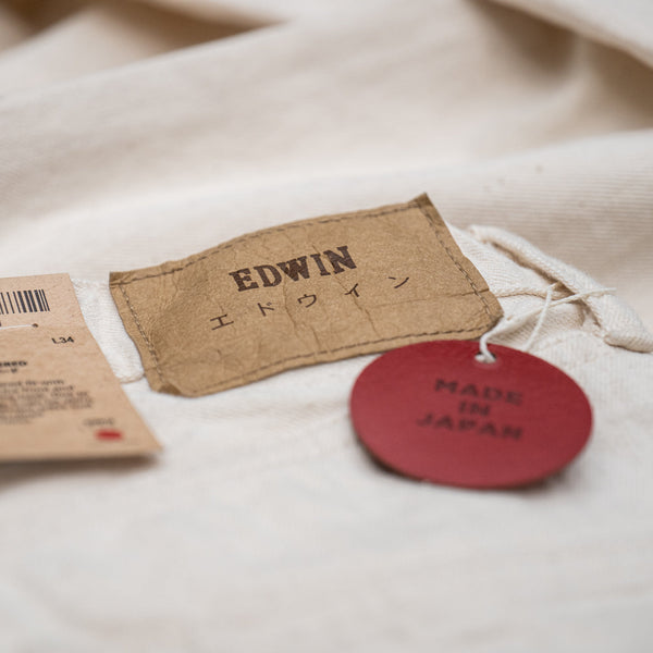 Edwin Regular Tapered Jeans – 13oz Kaihara Natural Red Selvage Denim