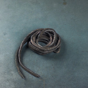 First Arrows Deerskin Leather Cord Black