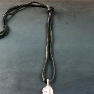 First Arrows Deerskin Leather Cord Black