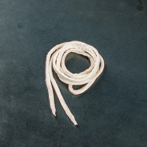 First Arrows Deerskin Leather Cord White