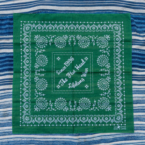 The Flat Head Paisley Bandana – Green