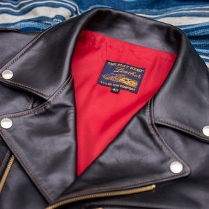 The Flat Head „Double Rider’s” Horsehide Leather Jacket – Black