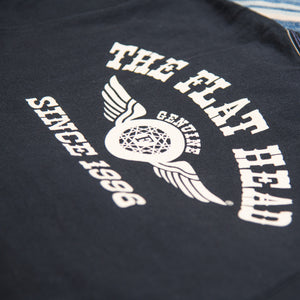 The Flat Head ‘Flying Wheel’ 9,3oz Loopwheeled Longsleeve – Black