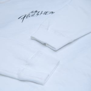 The Flat Head ‘Aces High’ 9,3oz Loopwheeled Longsleeve – White