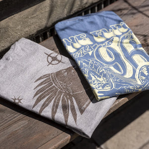 The Flat Head ‘Frontier Spirit’ 9.7oz Loopwheeled T-Shirt – Grey