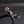 The Flat Heat Single Leather Bracelet – Sterling Silver Hook Closure / Black