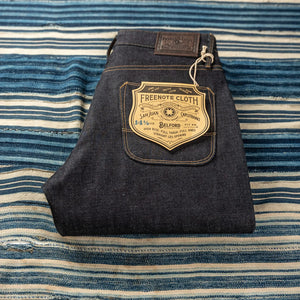 Freenote 14oz Kaihara Belford Selvedge Denim Classic Straight folded