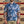 Freenote Hawaiian Ice Tiger Linen Shirt Blue worn front