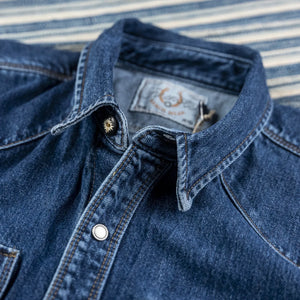 Freenote Modern Western 11oz Denim Shirt Stone Washed