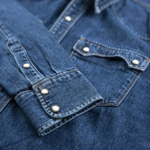 Freenote Modern Western 11oz Denim Shirt Stone Washed