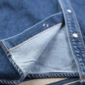 Freenote Modern Western 11oz Denim Shirt Stone Washed