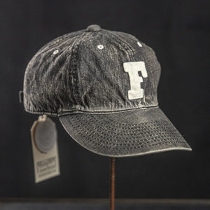 Fullcount 6843 10oz Selvedge Denim Baseball Logo Cap Used Black