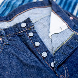 Fullcount 1103W 13.7oz Clean Selvedge Jeans - Clean Straight