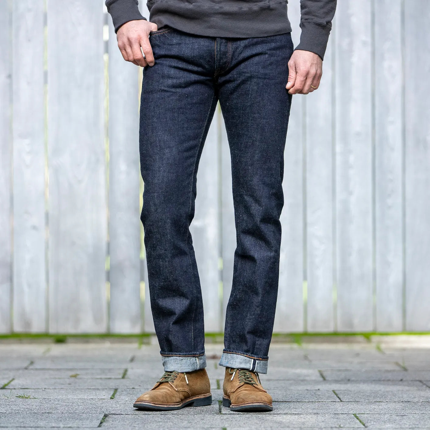 fullcount 1109xxw slim straight jeans – 15.5oz japanese