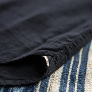 Fullcount 4810 1940s USN 5oz Selvedge Chambray Shirt - Black