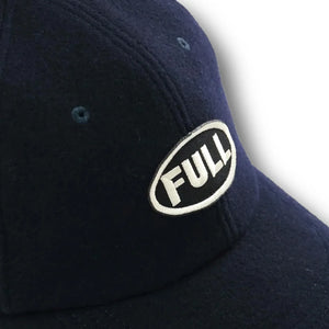 Fullcount 6262 Melton FULL Patch Baseball Cap Navy close up