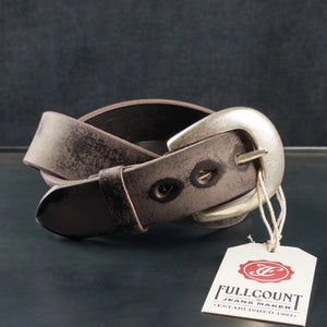 Fullcount Wild Leather Belt Black
