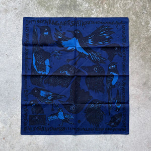 Indigofera x Ragnar Persson The Devils Bird Bandana Blue Black