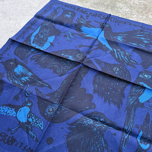 Indigofera x Ragnar Persson The Devils Bird Bandana Blue Black