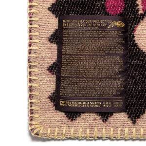 Indigofera Björn Atldax The Fifth Sun Blanket Norwegian Wool detail woven label