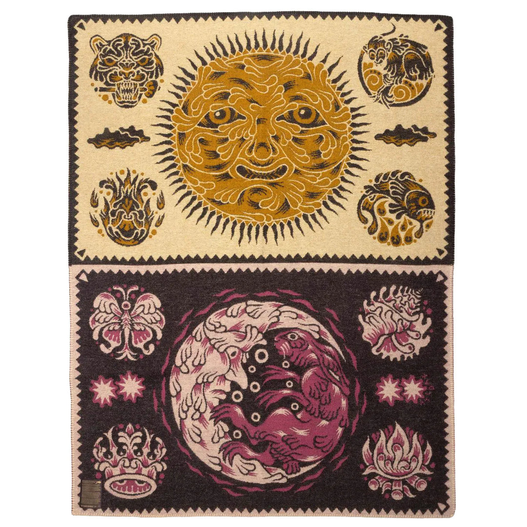Indigofera Björn Atldax The Fifth Sun Blanket Norwegian Wool