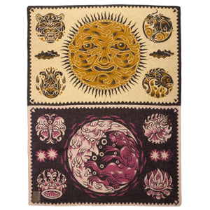 Indigofera Björn Atldax The Fifth Sun Blanket Norwegian Wool