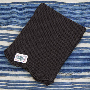 Indigofera Chilcoot Merino Wool Scarf Brown folded