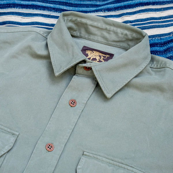 Indigofera Alamo Shirt – MASH Green / Garment Dyed