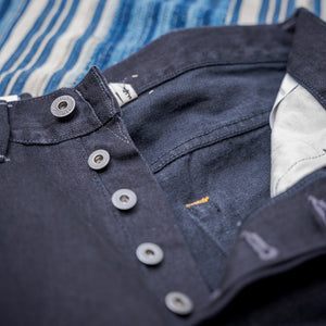 Indigofera Kirk 14oz Gunpowder Selvage Jeans – Classic Straight / Rinsed