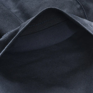 Iron Heart 12oz Whipcord Tanker Jacket Navy IHM47detail fabric