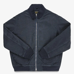 Iron Heart 12oz Whipcord Tanker Jacket Navy IHM47 Front