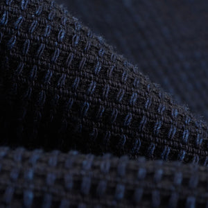 Iron Heart 13oz Dobby Cloth CPO Shirt Indigo IHSH437 close up fabric