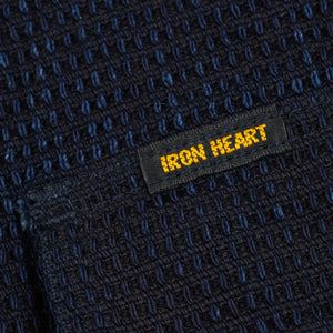 Iron Heart 13oz Dobby Cloth CPO Shirt Indigo IHSH437 detail woven label