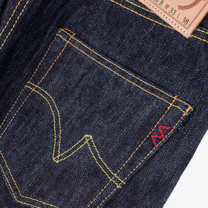 Iron Heart 634s 16oz Slubby Selvedge Jeans Classic Straight IH 634s SLB detail rear pocket